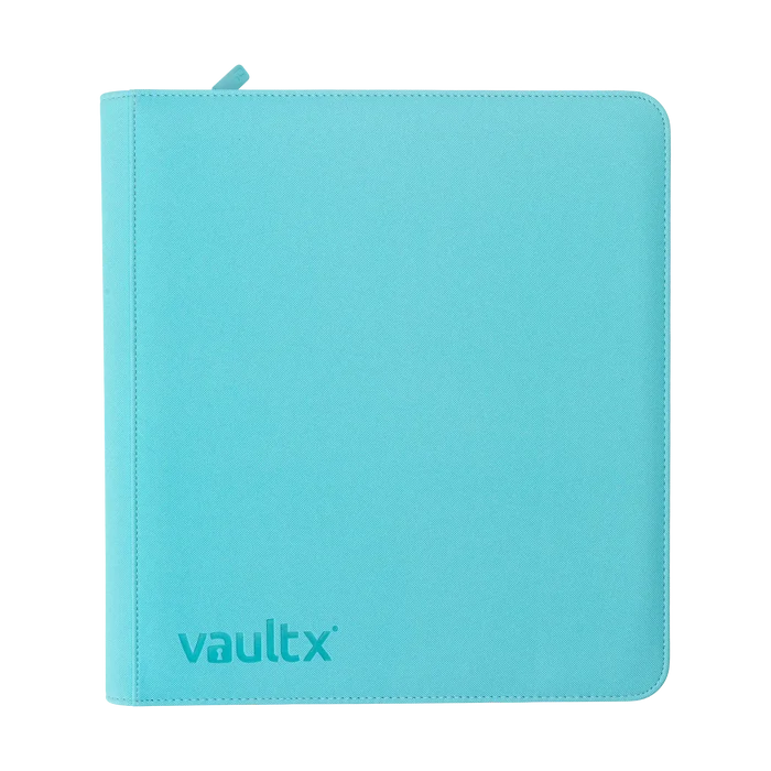 12-Pocket Exo-Tec® Zip Binder Pastel Blue