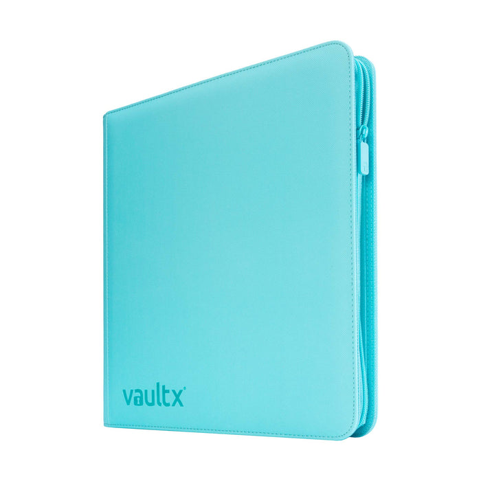 12-Pocket Exo-Tec® Zip Binder Pastel Blue