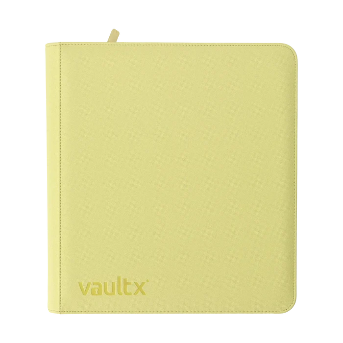12-Pocket Exo-Tec® Zip Binder Pastel Yellow