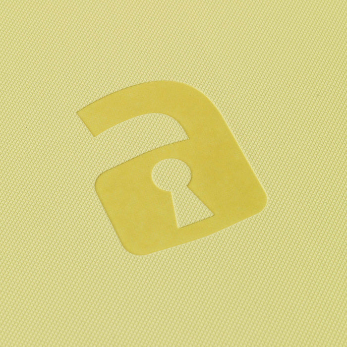 12-Pocket Exo-Tec® Zip Binder Pastel Yellow