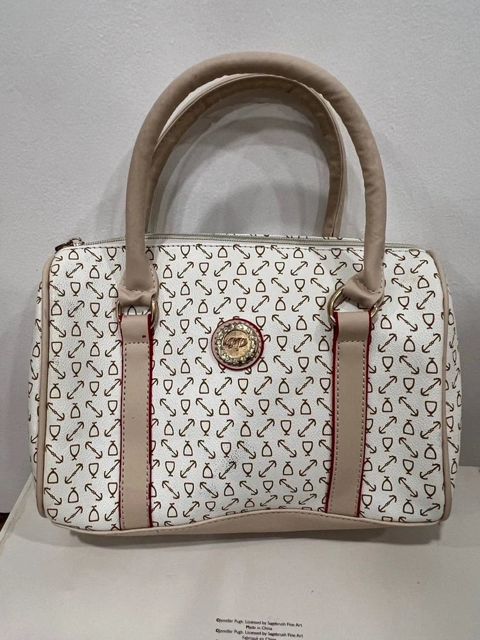2 Vintage 1980s Women's Matching JP Designer Purses – Travel Handbag Gift Set