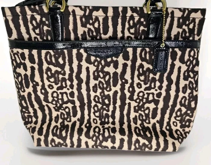 Coach 31901 SIS Leopard Canvas Tote Bag – Authentic Women's Designer Purse, New With Tags