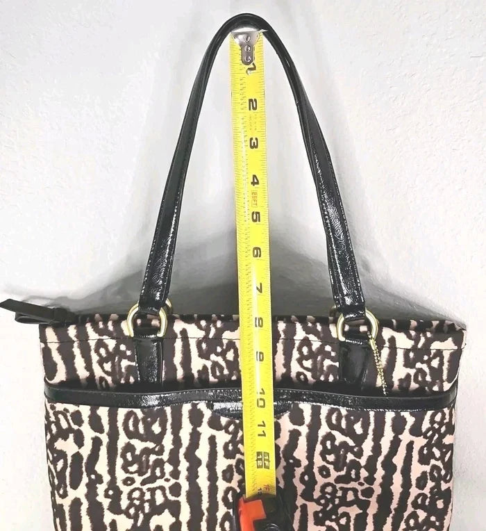 Coach 31901 SIS Leopard Canvas Tote Bag – Authentic Women's Designer Purse, New With Tags