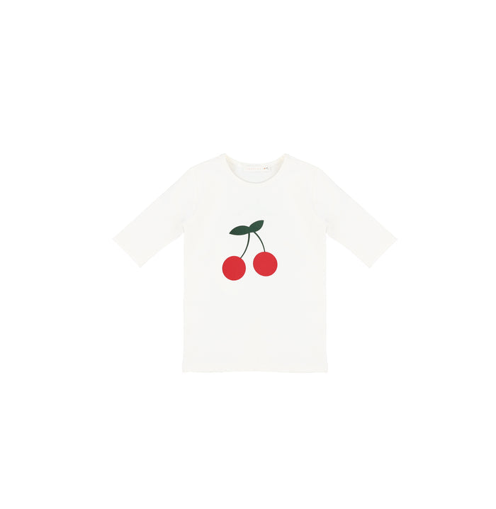 3/4 SLEEVES CHERRY TSHIRT