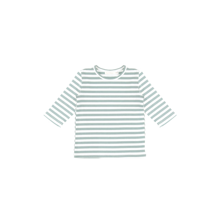 3/4 SLEEVES CLASSIC STRIPED TSHIRT