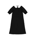 3/4 SLEEVES COLLAR MAXI