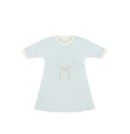 3/4 SLEEVES CONTRAST TRIM DRESS