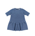 3/4 SLEEVES FRENCH TERRY DRESS