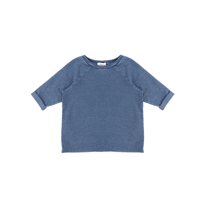 3/4 SLEEVES FRENCH TERRY TSHIRT