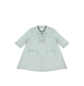 3/4 SLEEVES HEART POCKET DRESS