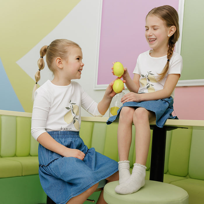 3/4 SLEEVES LEMON TSHIRT