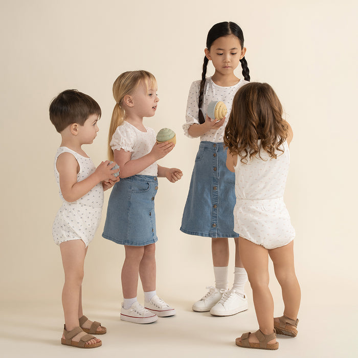 3/4 SLEEVES MINI BLOOM TSHIRT