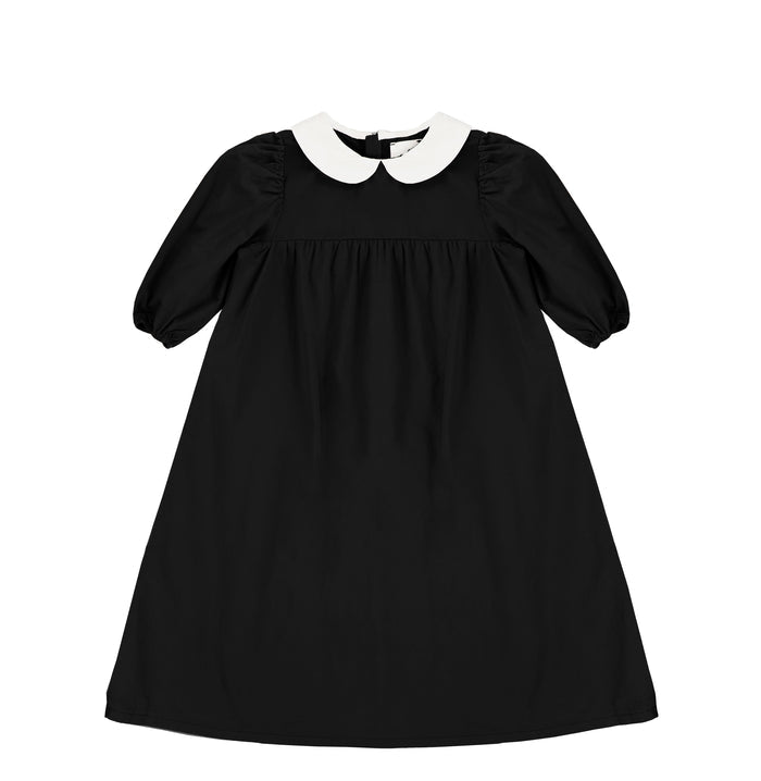 3/4 SLEEVES PETER PAN POPLIN MAXI