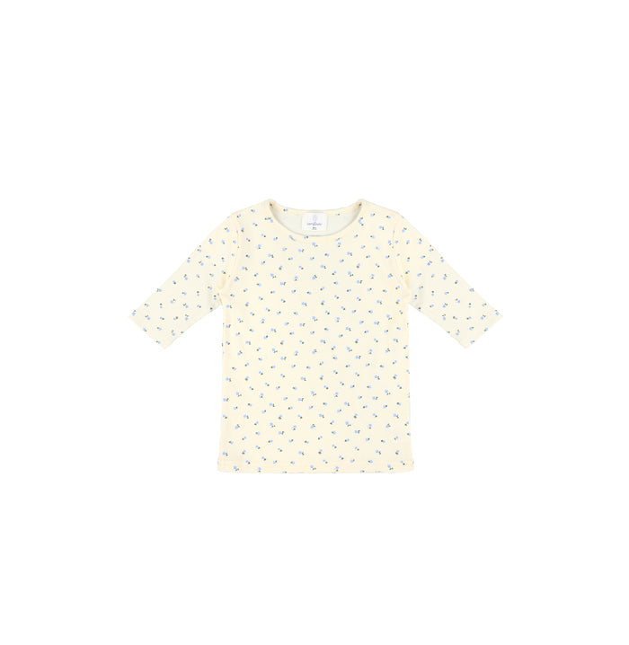 3/4 SLEEVES PETITE FLORAL TSHIRT