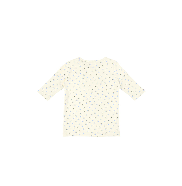 3/4 SLEEVES PETITE FLORAL TSHIRT