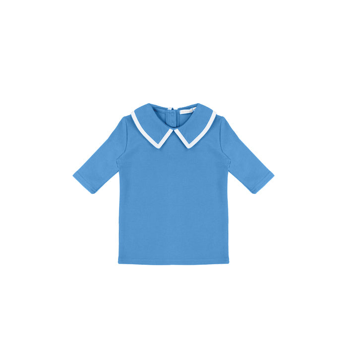 3/4 SLEEVES PIQUE TOP