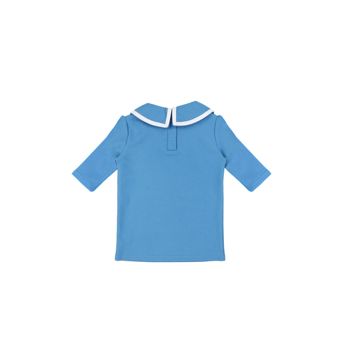 3/4 SLEEVES PIQUE TOP