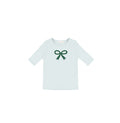 3/4 SLEEVES PRINTED BOW TSHIRT