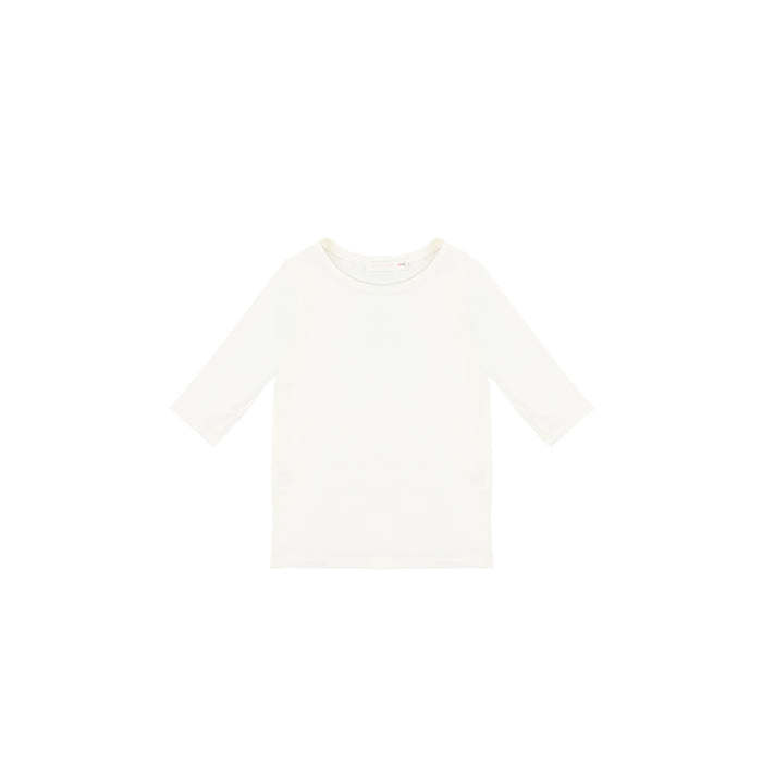 3/4 SLEEVES RIBBED TSHIRT
