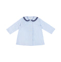 3/4 SLEEVES SEERSUCKER COLLAR SHIRT