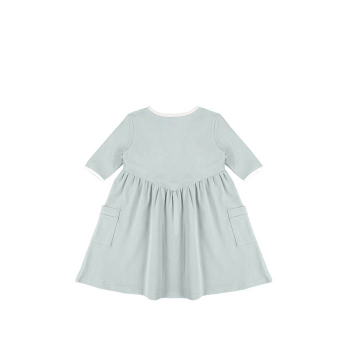 3/4 SLEEVES SMILEY DRESS
