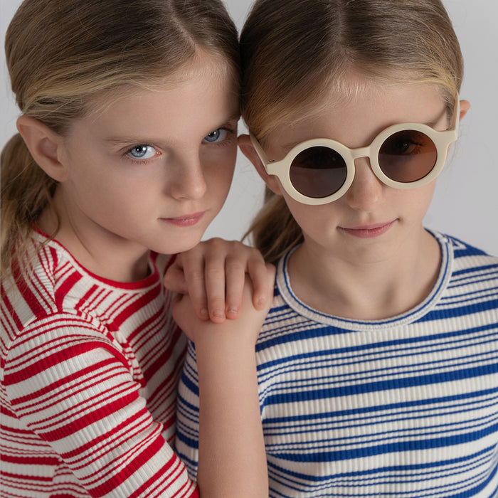 3/4 SLEEVES STRIPED RIBBED TSHIRT