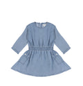 3/4 SLEEVES TENCEL POCKET DRESS