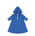 3/4 SLEEVES TEXTURED TERRY DRESS