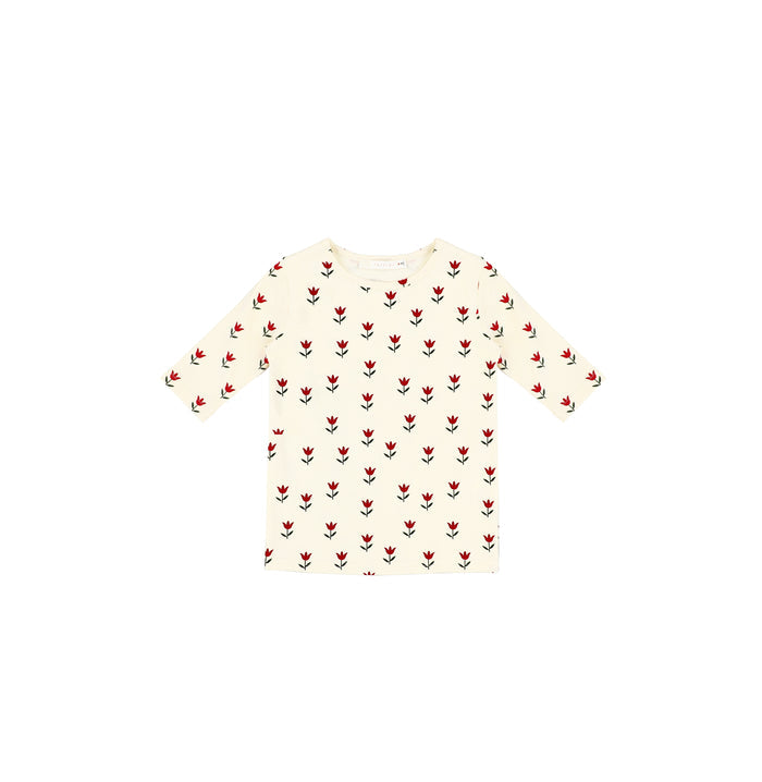 3/4 SLEEVES TULIP TSHIRT
