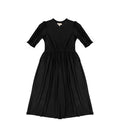 3/4 SLEEVES VNECK MAXI DRESS