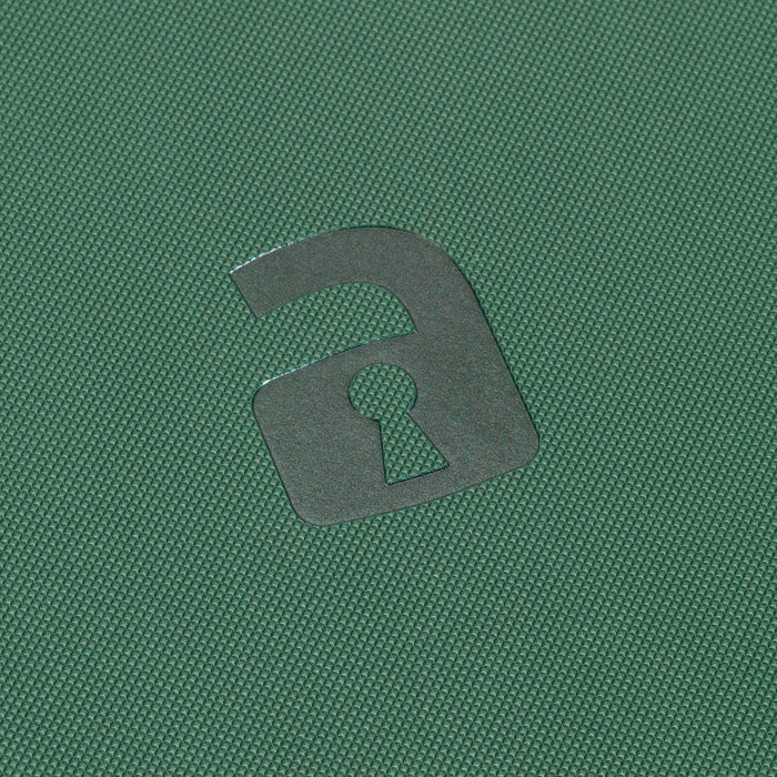 4-Pocket Exo-Tec® Zip Binder Metallic Green