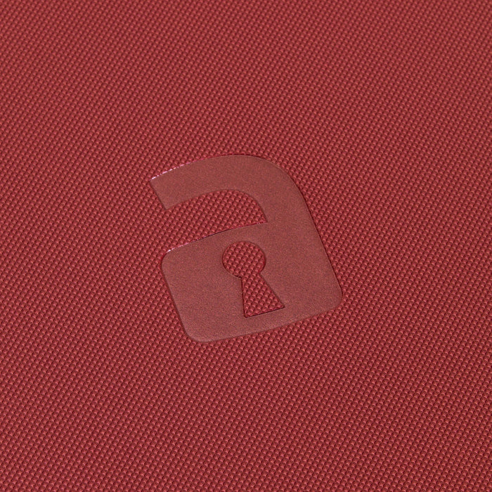 4-Pocket Exo-Tec® Zip Binder Metallic Red