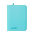 4-Pocket Exo-Tec® Zip Binder Pastel Blue