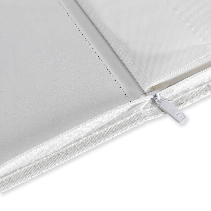 4-Pocket Exo-Tec® Zip Binder White Edition