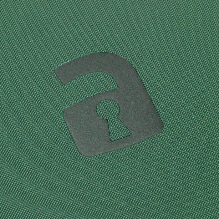 9-Pocket Exo-Tec® Zip Binder Metallic Green