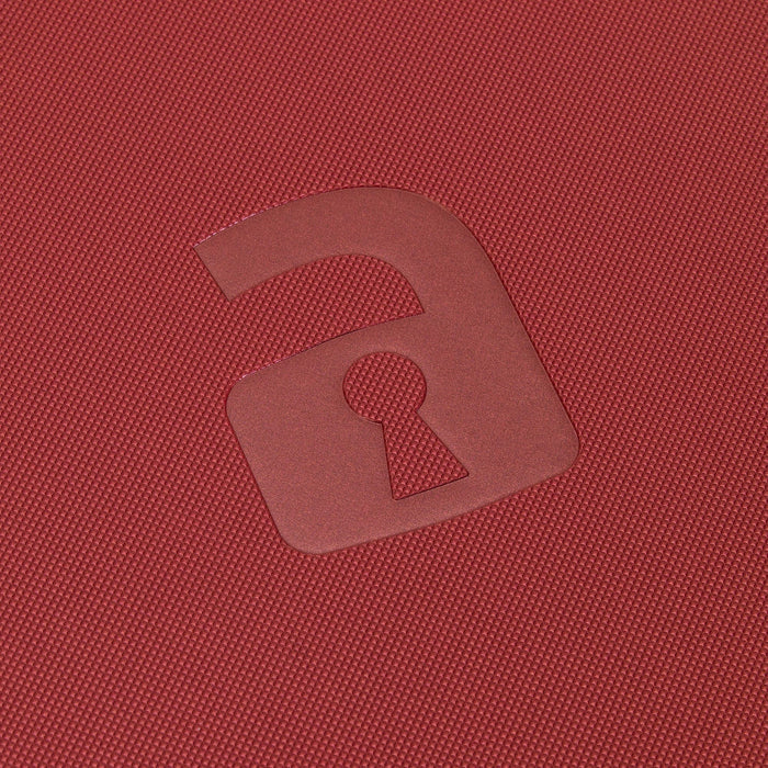 9-Pocket Exo-Tec® Zip Binder Metallic Red