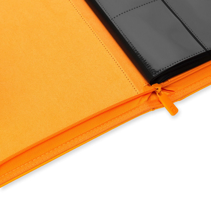 9-Pocket Exo-Tec® Zip Binder Neon Orange