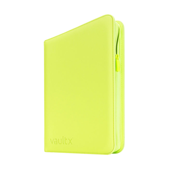 9-Pocket Exo-Tec® Zip Binder Neon Yellow