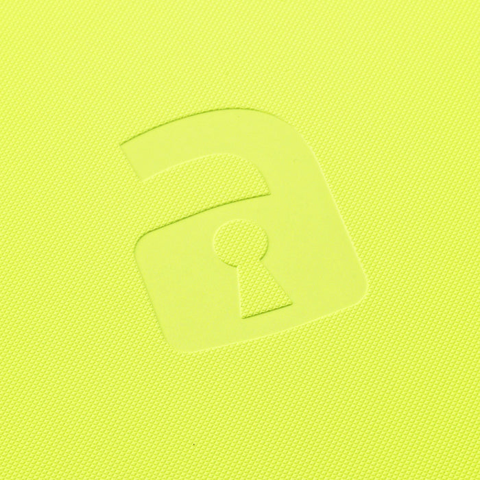9-Pocket Exo-Tec® Zip Binder Neon Yellow