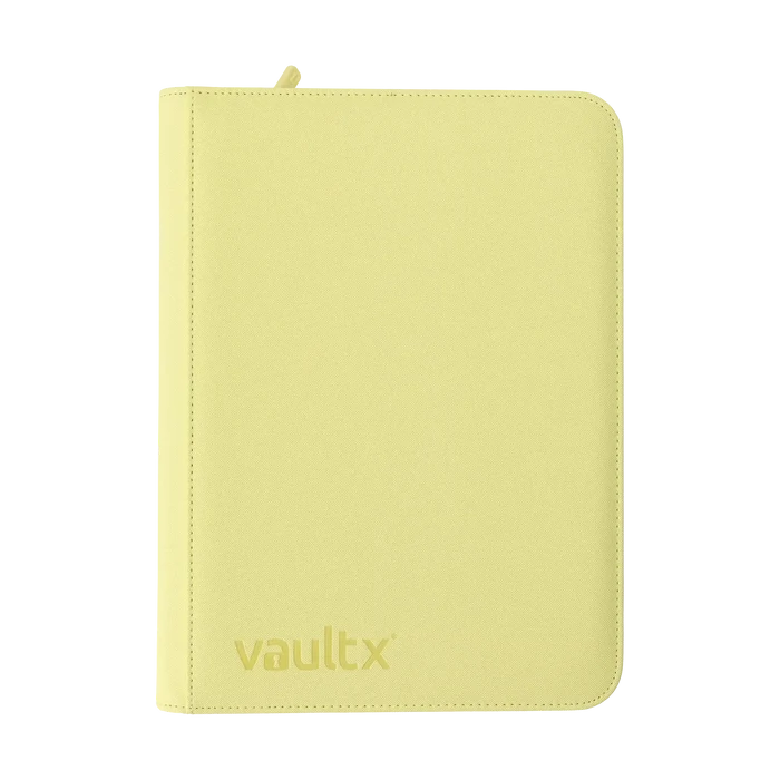 9-Pocket Exo-Tec® Zip Binder Pastel Yellow