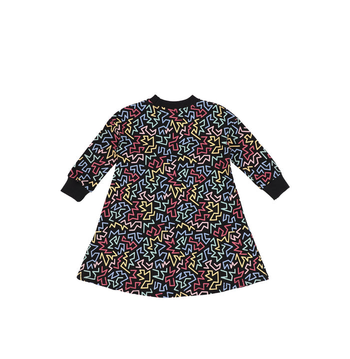 ABSTRACT PRINT DRESS