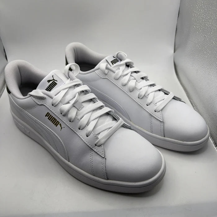 PUMA Ace Court Men's Sneakers White Green SoftFoam+ Size 11