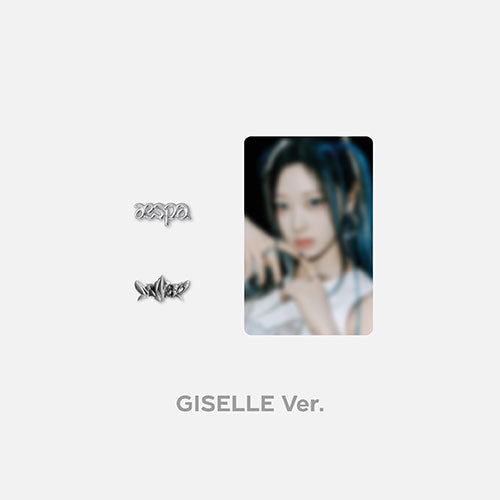 aespa Logo Badge MY WORLD GISELLE Ver - image