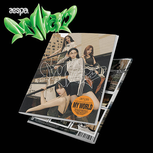 aespa MY WORLD 3rd Mini Album Tabloid Version main image