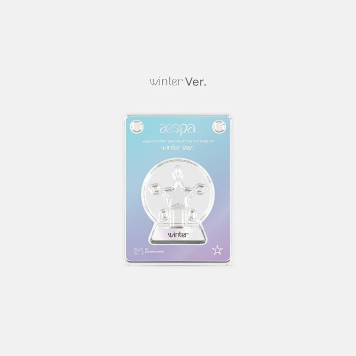 aespa Custom Emblem for Official Light Stick - WINTER version image