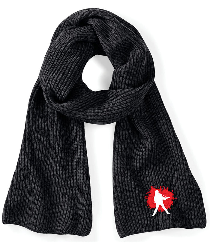 Alarm Scarf featuring Poppy / Mike Peters silhouette embroidery