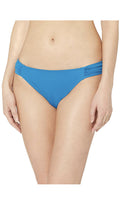 Amazon Essentials Women's Side Tab Bikini Swimsuit Bottom- Teal- Size Large