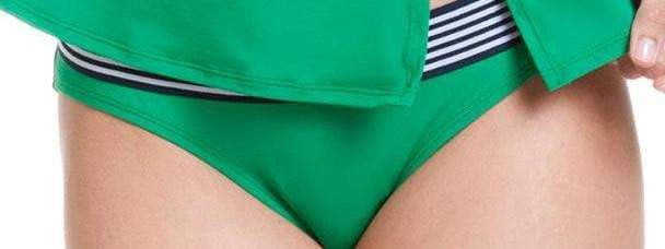 Anne Cole Retro Hipster Bikini Bottom in Green
