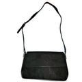 Anne Klein Black Fabric Handbag – Women's Designer Purse with Lion Design