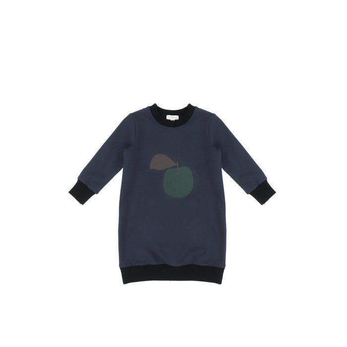 APPLE SWEATSHIRT DRESS